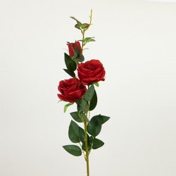 FLOWER/BRANCH, ROSE, RED, 78cm 758-12068 FLOWER/BRANCH, ROSE, RED, 78cm 758-12068