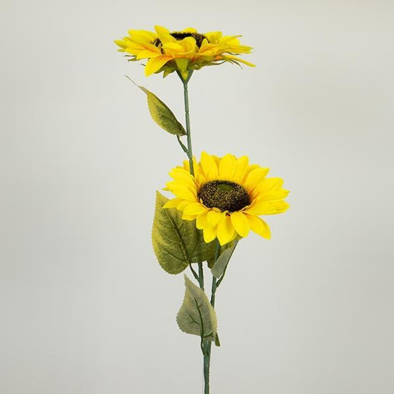 FLOWER/BRANCH, SUNFLOWERS, YELLOW, 90cm 758-12073