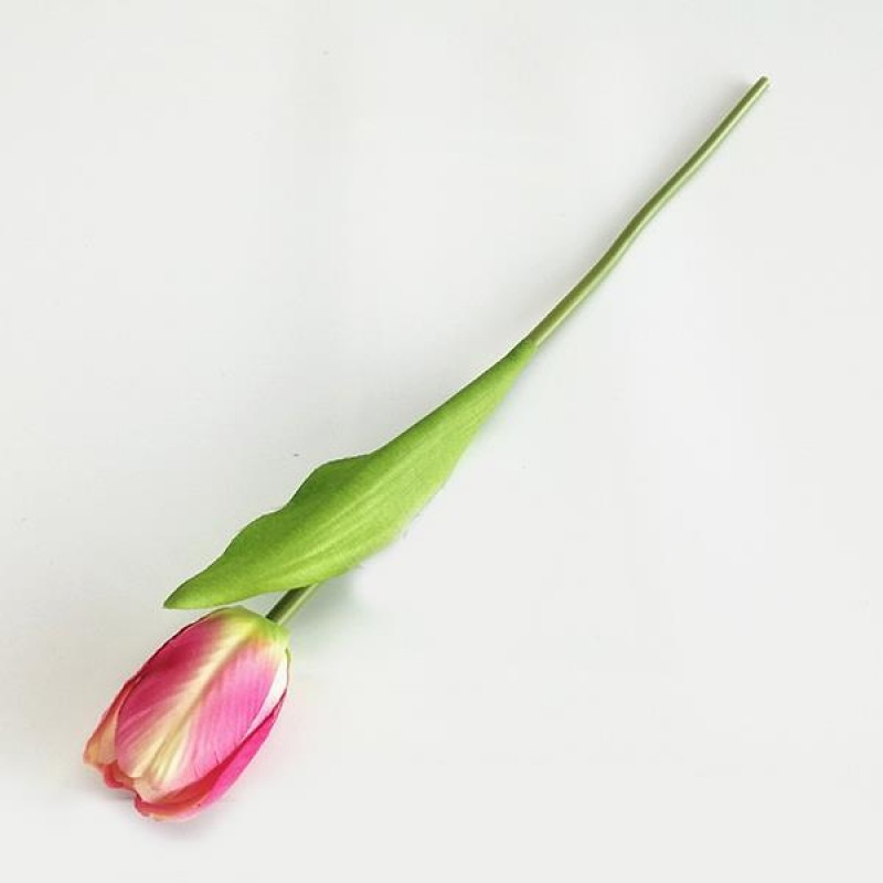 FLOWER/BRANCH, TULIP, PINK, 44cm 758-12075