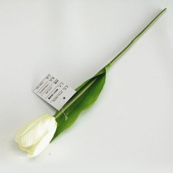 FLOWER/BRANCH, TULIP, WHITE, 44cm 758-12077 FLOWER/BRANCH, TULIP, WHITE, 44cm 758-12077
