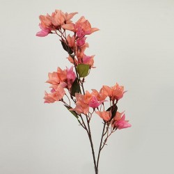 FLOWER/BRANCH, BOUGAINVILLEA, LIGHT ORANGE, 78cm 758-12082 FLOWER/BRANCH, BOUGAINVILLEA, LIGHT ORANGE, 78cm 758-12082
