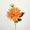 FLOWER/BRANCH, DAHLIA, ORANGE, 69cm 758-12091