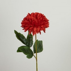 FLOWER/BRANCH, CRYSANTHEMUM, RED, 50cm 758-12100 FLOWER/BRANCH, CRYSANTHEMUM, RED, 50cm 758-12100