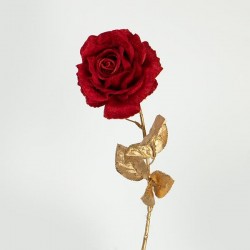 FLOWER, ROSE, GOLD-RED, 65cm 758-12111 FLOWER, ROSE, GOLD-RED, 65cm 758-12111