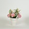 MIX FLOWERS IN A POT, WHITE-PINK, 24cm 758-14052