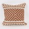 CUSHION,  WITH  FILLER, COTTON- WOVEN, NATURAL-RUST BROWN, 45x45cm 759-10019