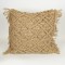 CUSHION,  WITH FILLER,  JUTE  WITH  FRINGES,  NATURAL, 45x45cm 759-10023
