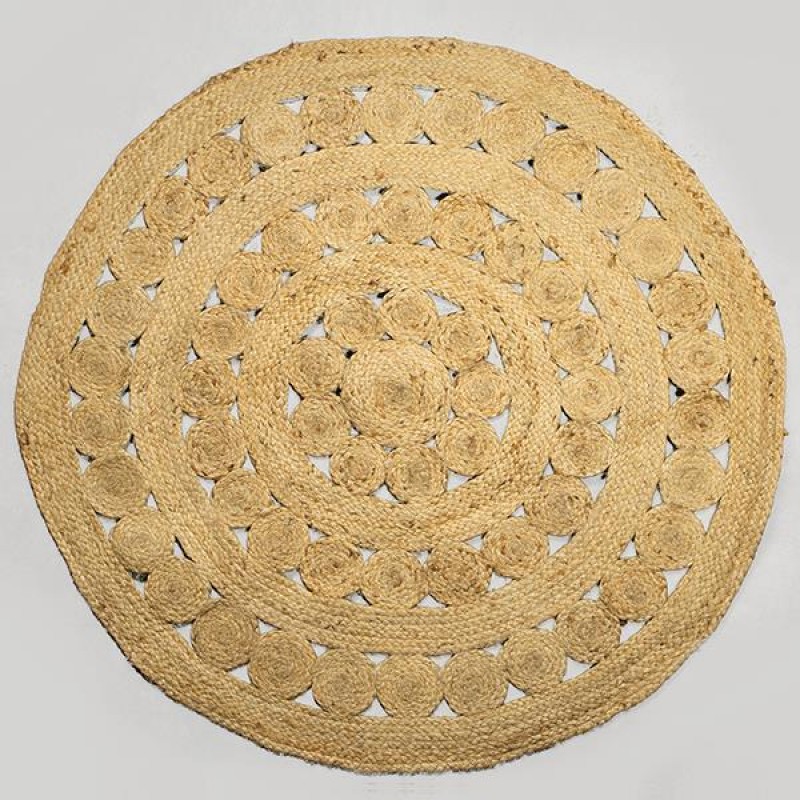 RUG, JUTE, NATURAL, 120CM 759-12014