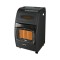 GAS HEATER BLACK 4.2KW OVAL WITH HEATER 1500W, TURBO FAN AND REGULATOR 920-29677
