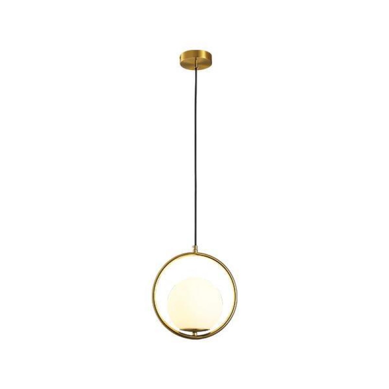 LIGHT FIXTURES HANGING SIMPLE E27 Φ25*H25CM GOLD 144-28501