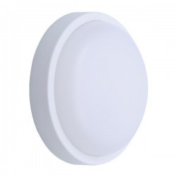 WALL MOUNTED LED LIGHT ROUND 12W Φ170x50 3000K IP54 WHITE PLUS 145-20015