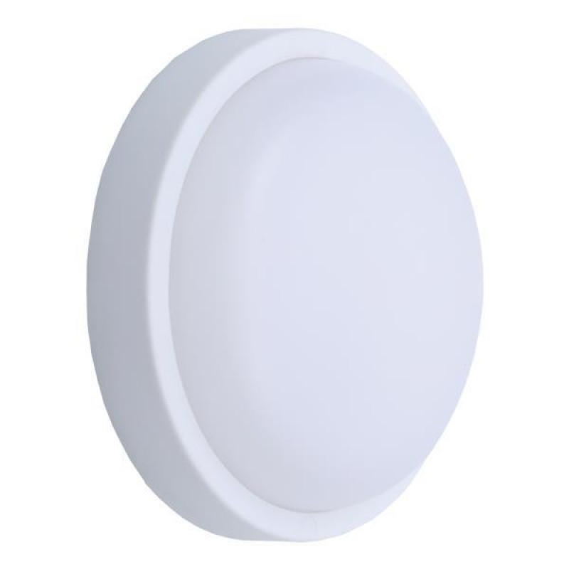 WALL MOUNTED LED LIGHT ROUND 18W Φ200x55 4000K IP54 WHITE PLUS 145-20016