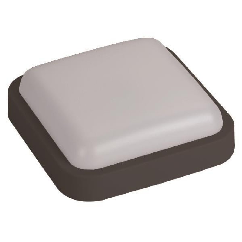 WALL MOUNTED LED LIGHT SQUARE  18W 190x190x55 4000K IP54 BLACK PLUS 145-20033