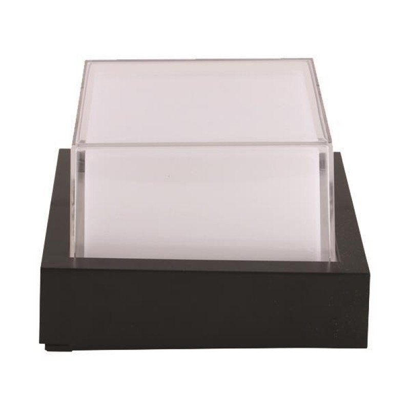 LED СТЕННО ТЯЛО SQUARE 12W ЧЕРНО LED СТЕННО ТЯЛО SQUARE 12W ЧЕРНО