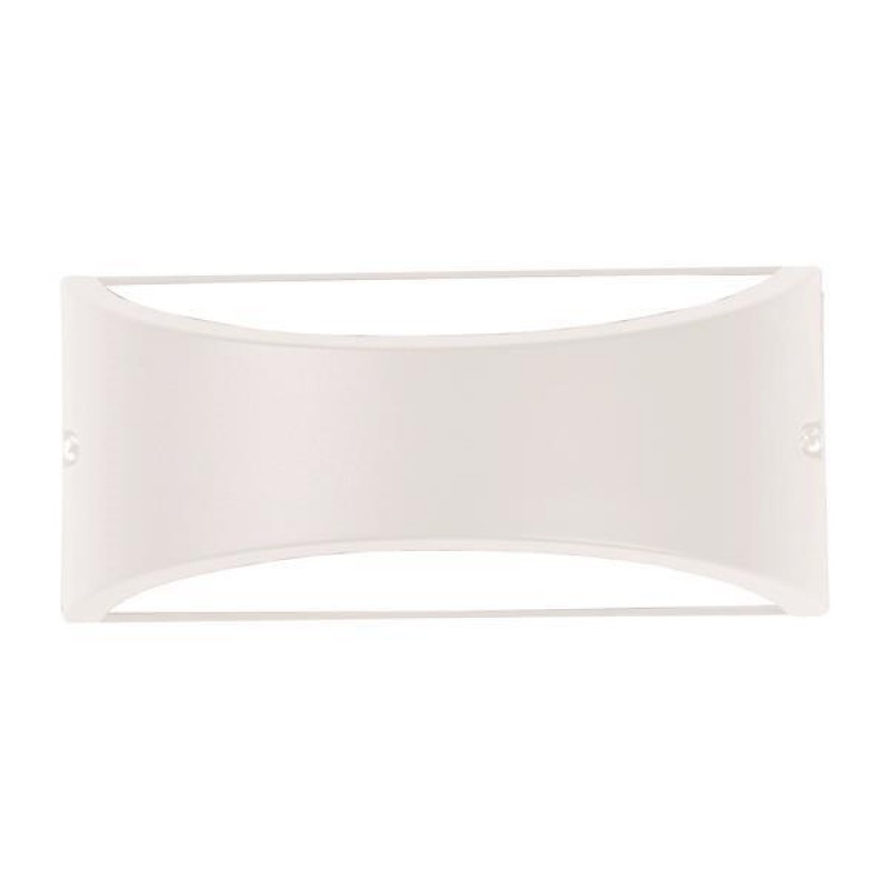 СТЕННА ЛАМПА ОВАЛ E27 MAX 10W LED IP54 БЯЛА СТЕННА ЛАМПА ОВАЛ E27 MAX 10W LED IP54 БЯЛА