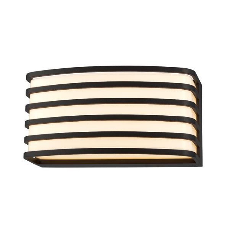 WALL LIGHT BLACK OVAL Ε27 MAX 20W 200x100x90mm 145-20240
