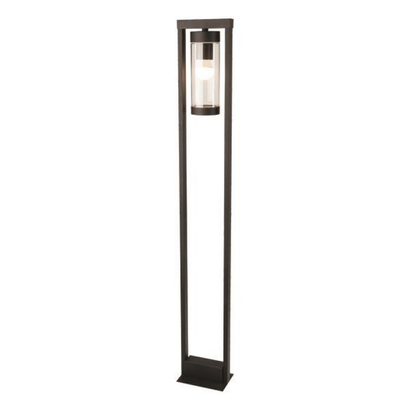 COLUMN LIGHT FLOOR METALLIC E27 142x100x800 IP44 BLACK 145-20602