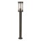 COLUMN LIGHT FLOOR METALLIC E27 105x105x500 IP44 BLACK 145-20607