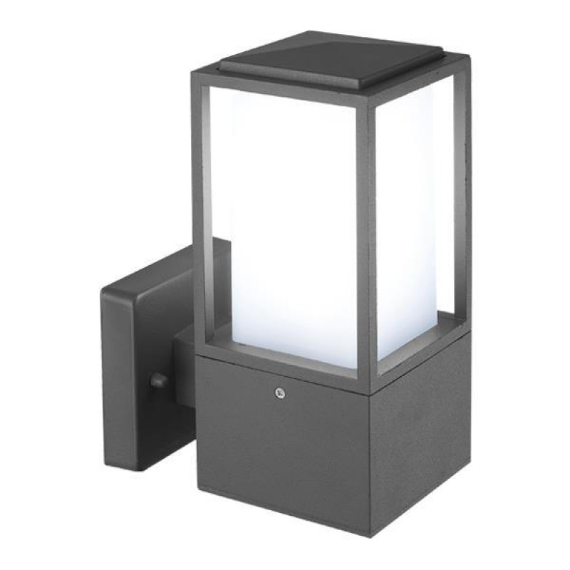 СТЕННА ЛАМПА SQUARE СИВА IP44 СТЕННА ЛАМПА SQUARE СИВА IP44