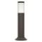 COLUMN LIGHT FLOOR ROUND E27 Φ91Χ160Χ700 IP54 BLACK 145-20625