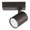 SPOT WALL LIGHT SINGLE ROUND GU10 Φ60x120x135 BLACK 145-25020