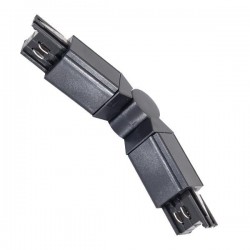 FLEXIBLE L-SHAPE CONJUCTION RAIL UNIVERSAL 4 LINES BLACK 145-55169
