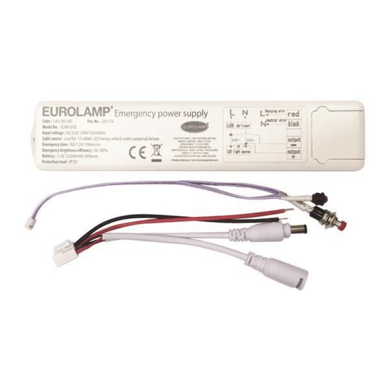 UNIVERSAL BATTERY EMERGENCY DRIVER 12-80W 145-56180