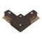 CONJUCTION RAIL UNIVERSAL 2 LINES ANGLE 90⁰ BLACK 145-59024