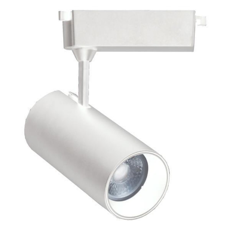 TRACK LIGHT LED SINGLE 2 LINE 30W 3000K Φ80Χ160 WHITE PLUS 145-59056
