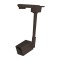 TRACK LIGHT 2 LINE GU10 SQUARE BRACKET12cm BLACK 145-59082