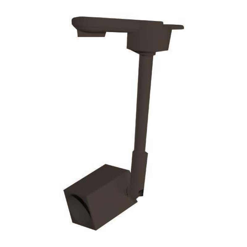 TRACK LIGHT 2 LINE GU10 SQUARE BRACKET12cm BLACK 145-59082