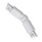 FLEXIBLE L-SHAPE CONJUCTION RAIL UNIVERSAL 4 LINES WITH POWER SUPPLY WHITE 145-59206