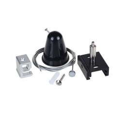 SUSPENDING WIRE FOR LIGHT FIXTURE WITH ROSETTE 2m (4P) BLACK 145-59231 SUSPENDING WIRE FOR LIGHT FIXTURE WITH ROSETTE 2m (4P) BLACK 145-59231