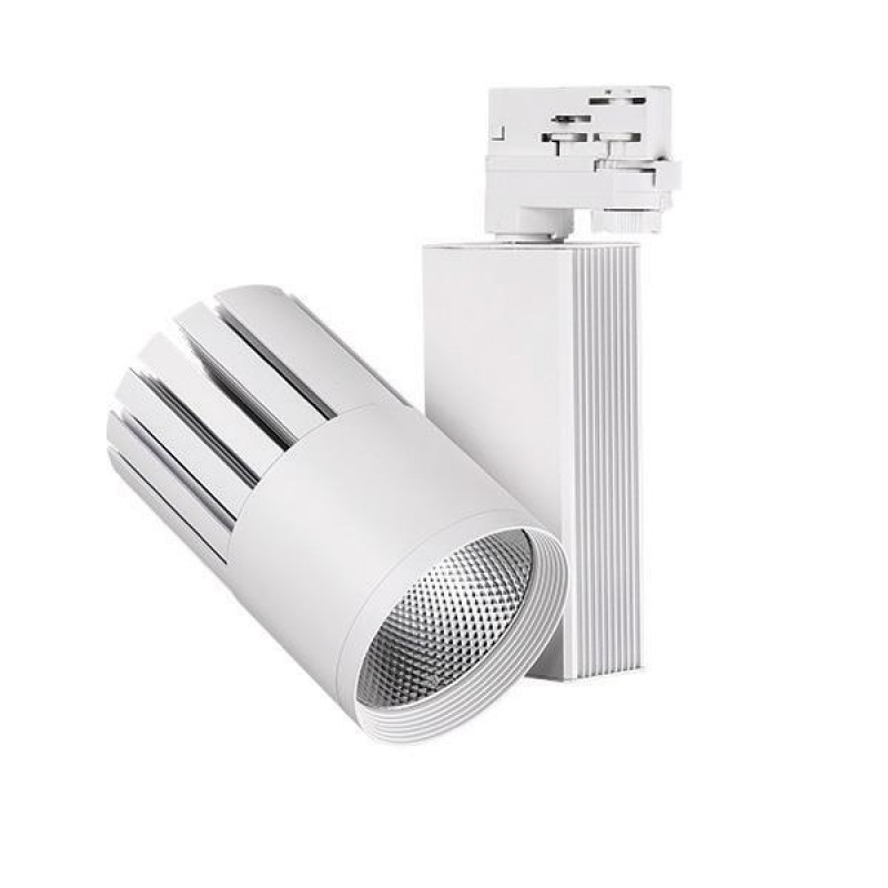 LED РЕЛСОВО СВЕТИЛО 30W 4000K БЯЛО PLUS LED РЕЛСОВО СВЕТИЛО 30W 4000K БЯЛО PLUS
