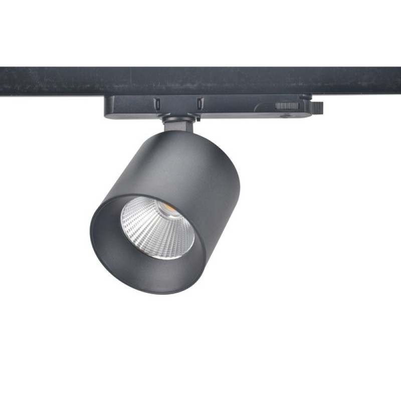 РЕЛСОВО СВЕТИЛО ДИМИРАЩО LED ЕДНОПЛАМЪКОВО TRIAC 4 LINE 30W 3CCT ЧЕРНО PLUS