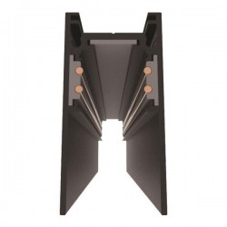 PENDANT AND SURFACE MOUNTED MAGNETIC TRACK 2m BLACK 145-59903