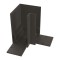 SURFACE CORNER FOR MAGNETIC TRACK 90 STL-SLC01 BLACK 145-59914