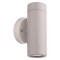WALL LIGHT UP-DOWN ROUND PLASTIC IP65 GU10 WHITE 145-82054