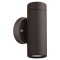 WALL LIGHT UP-DOWN ROUND PLASTIC IP65 GU10 BLACK 145-82055