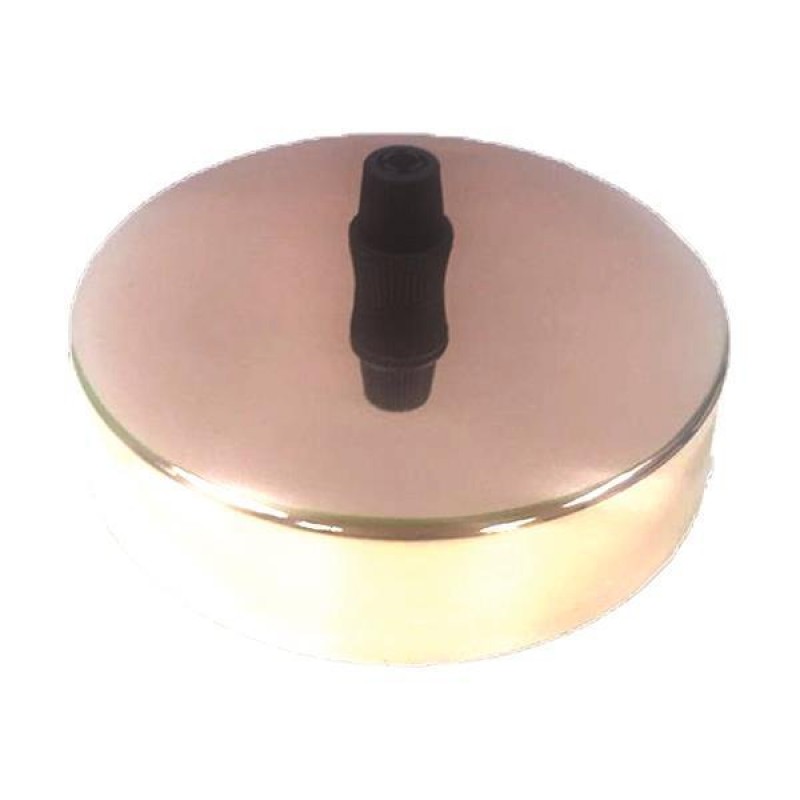IRON CUP PLATE Φ100 PINK GOLD COLOR 147-23076