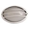 WALL LIGHT OVAL ALUMINUM WHITE WITH GRILLS 147-55063