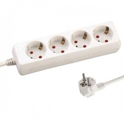 РАЗКЛОНИТЕЛ 4 ГНЕЗДА SCHUKO С КАБЕЛ 1,5М