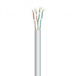 UTP КАТ.6E КАБЕЛ 23AWG CCA СИВ
