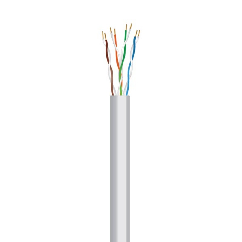 UTP КАТ.6E КАБЕЛ 23AWG CCA СИВ