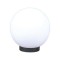 PLASTIC GLOBE PMMA G40 MILKY WITH BASE 153-55303