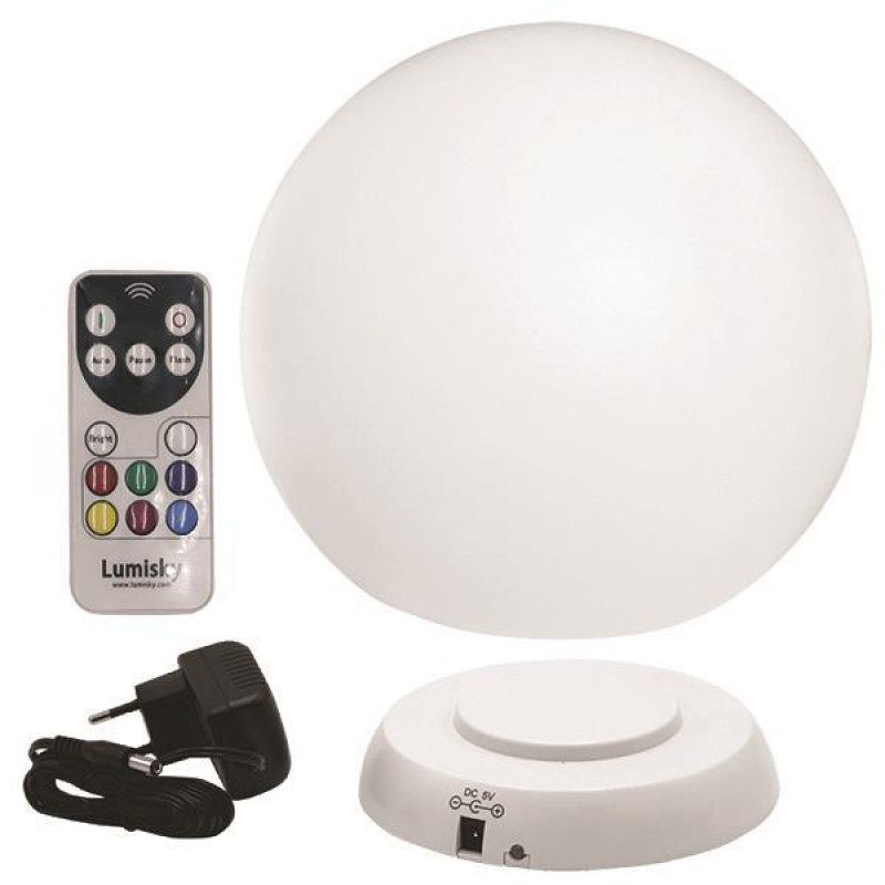 СВЕТЕЩА ТОПКА GLOBE Φ50 5W RGB С КОНТРОЛЕР IP67