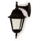 WALL LIGHT SQUARE ALLUMINIUM BLACK DOWN Ε27 154-55105