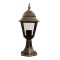 COLUMN LIGHT FLOOR SQUARE ALLUMINIUM BRONZE E27 154-55115
