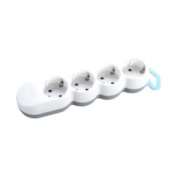 РАЗКЛОНИТЕЛ 4 SCHUKO ГНЕЗДА С КАБЕЛ 1,5М