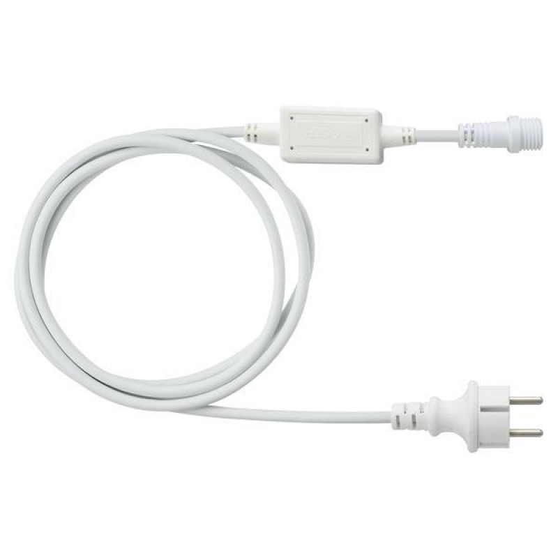 PLUG WITH CONNECTOR FOR ROPE LIGHT DESIGNS, 1,5M, IP44 600-23019